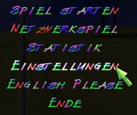 Blobby Einstellungen